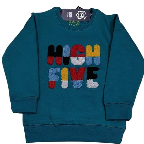 Fleece Tufting work High five